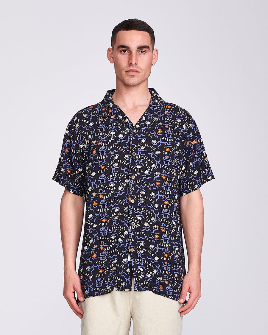 EARTH MUSIC SHIRT - VINTAGE BLACK