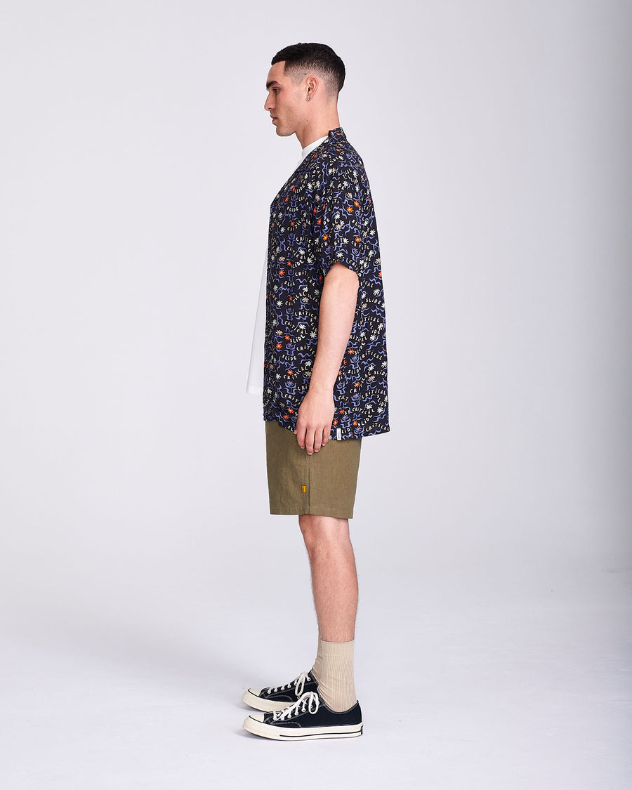 EARTH MUSIC SHIRT - VINTAGE BLACK