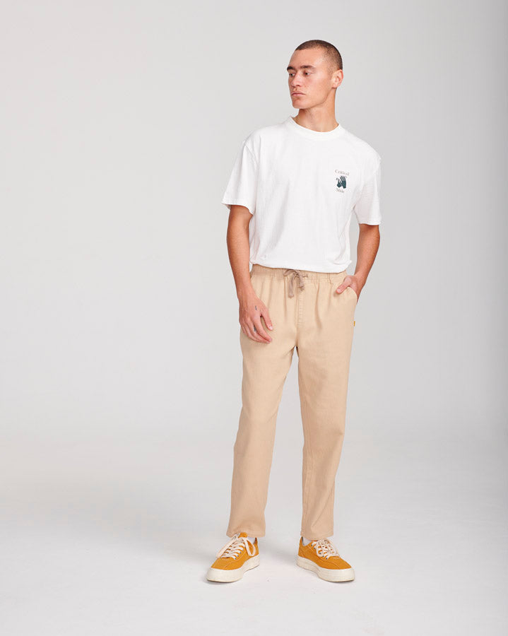 ALL DAY TWILL BEACH PANT - SAND