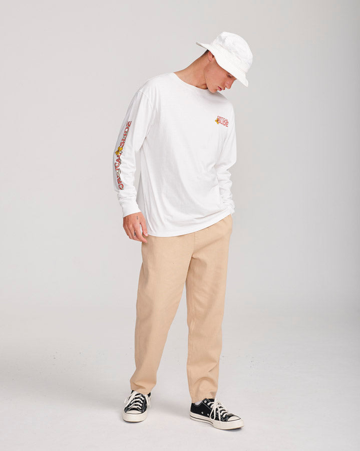 BOTANIC LS TEE - VINTAGE WHITE