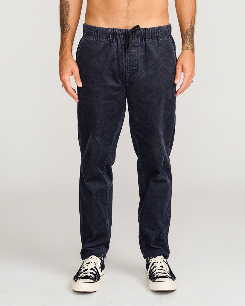 ALL DAY CORDUROY ELASTIC PANT - VINTAGE BLUE