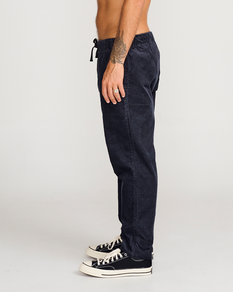 ALL DAY CORDUROY ELASTIC PANT - VINTAGE BLUE