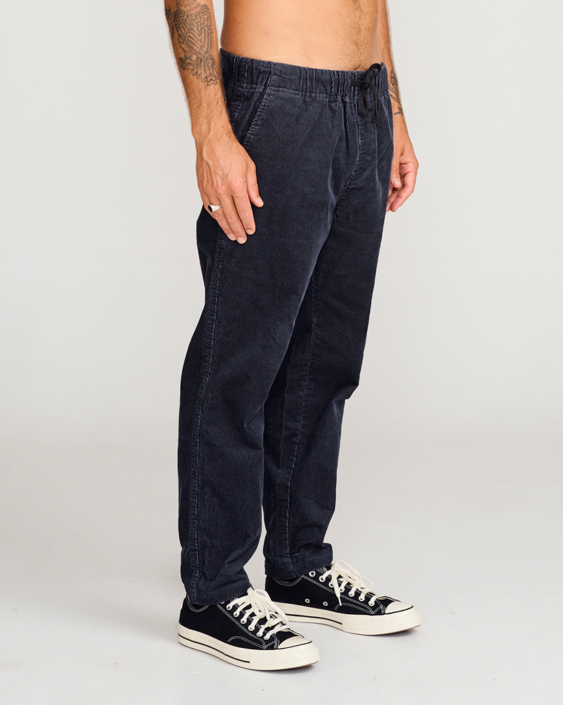 ALL DAY CORDUROY ELASTIC PANT - VINTAGE BLUE