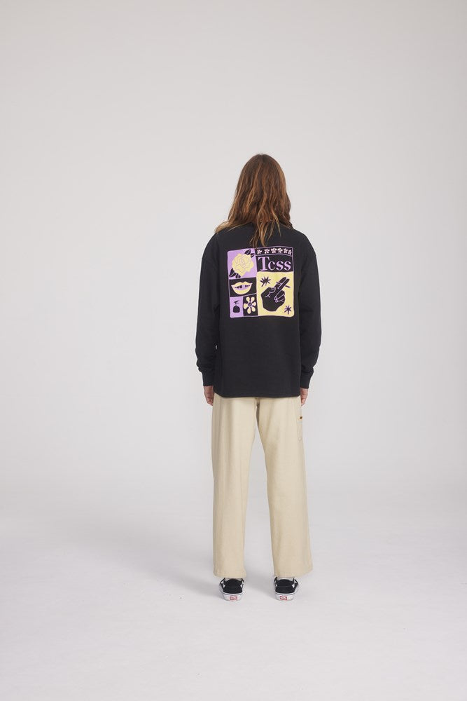 Ritual Long Sleeve Tee  - Vintage Black