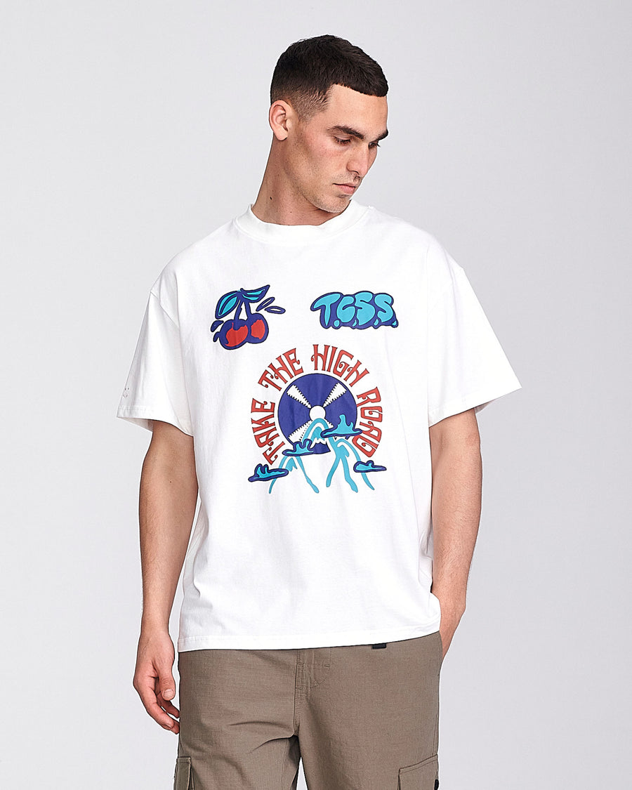 SING SONG TEE- VINTAGE WHITE