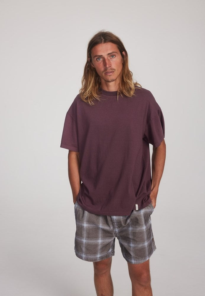 Band Tee - Plum