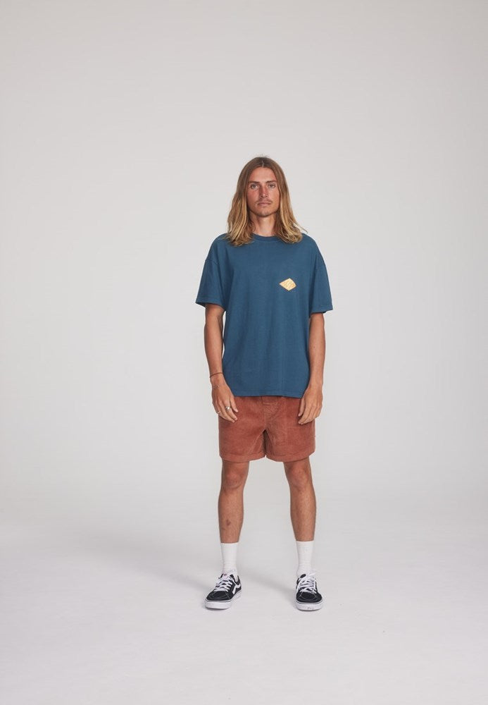 Scribble Tee - Aegean