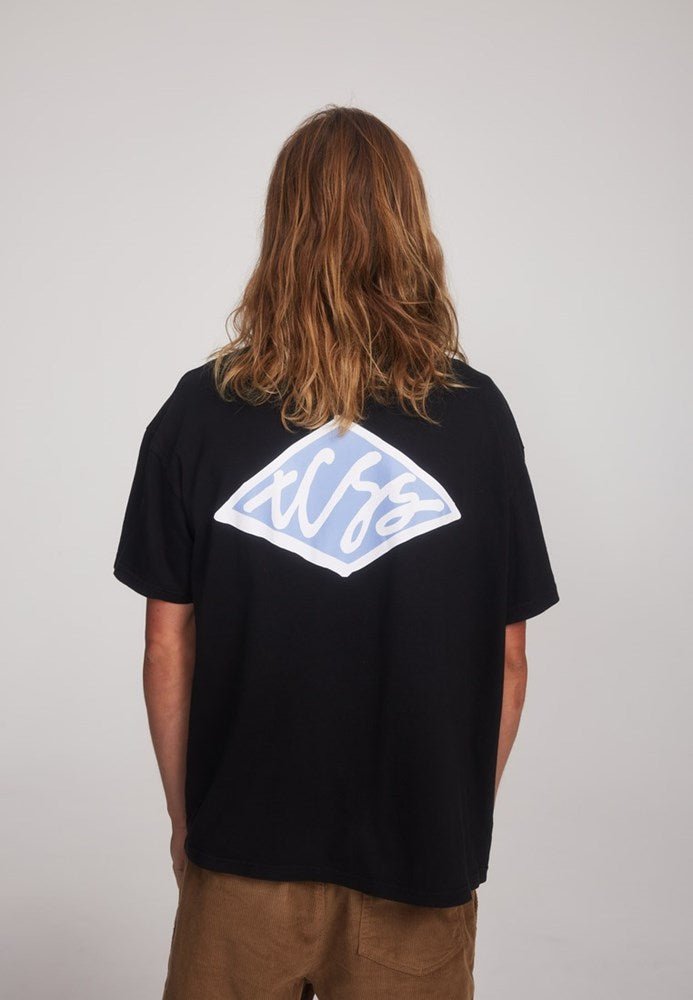 Scribble Tee  - Vintage Black
