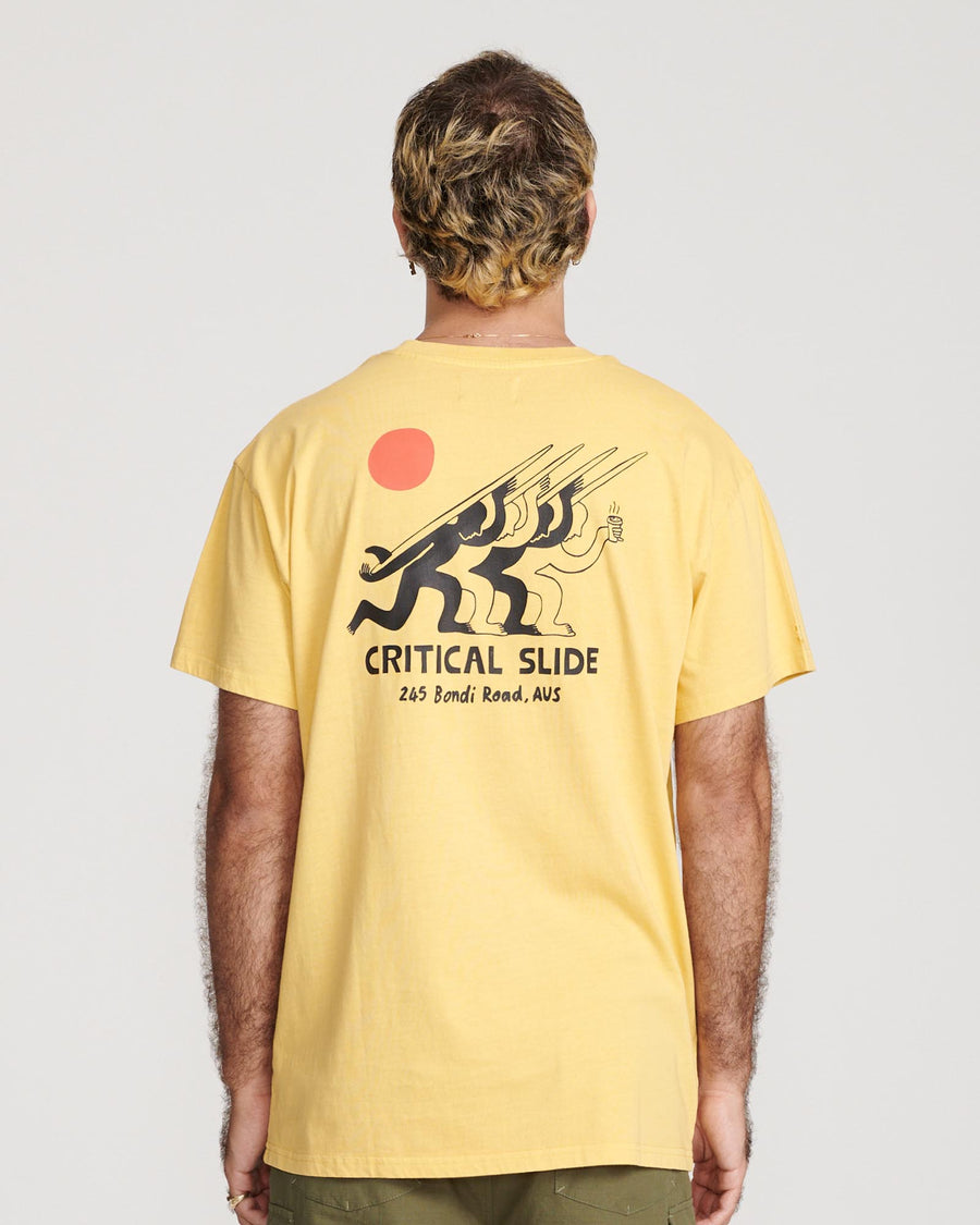 SUN SALUTE TEE - YELLOW