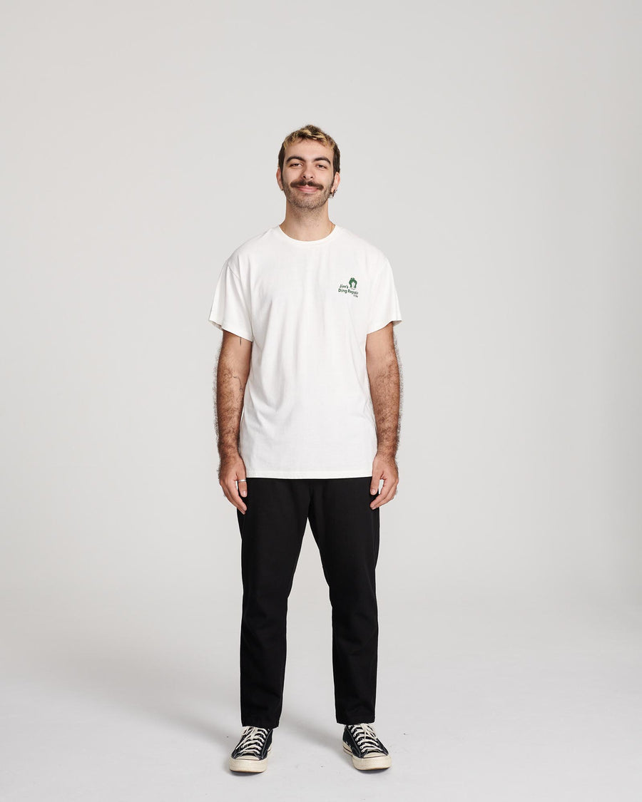 JIM'S DINGS TEE - VINTAGE WHITE