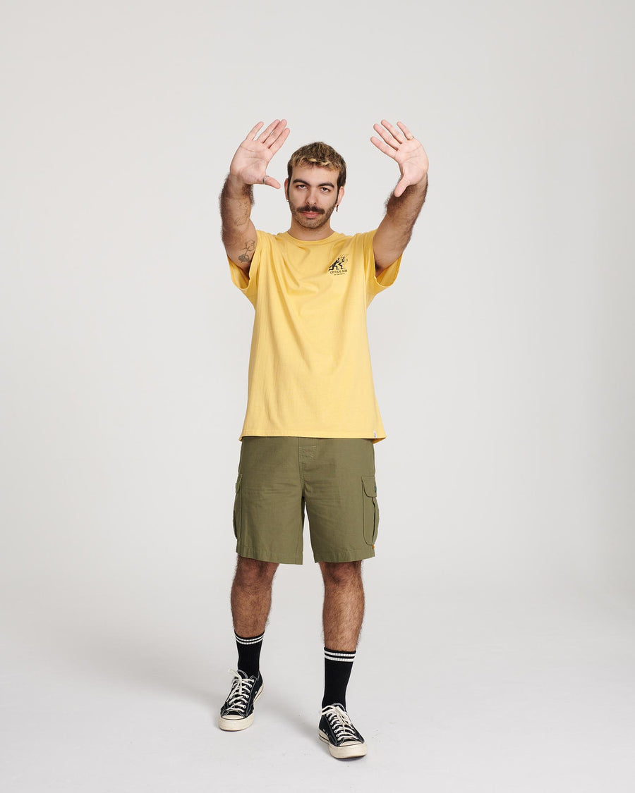 SUN SALUTE TEE - YELLOW