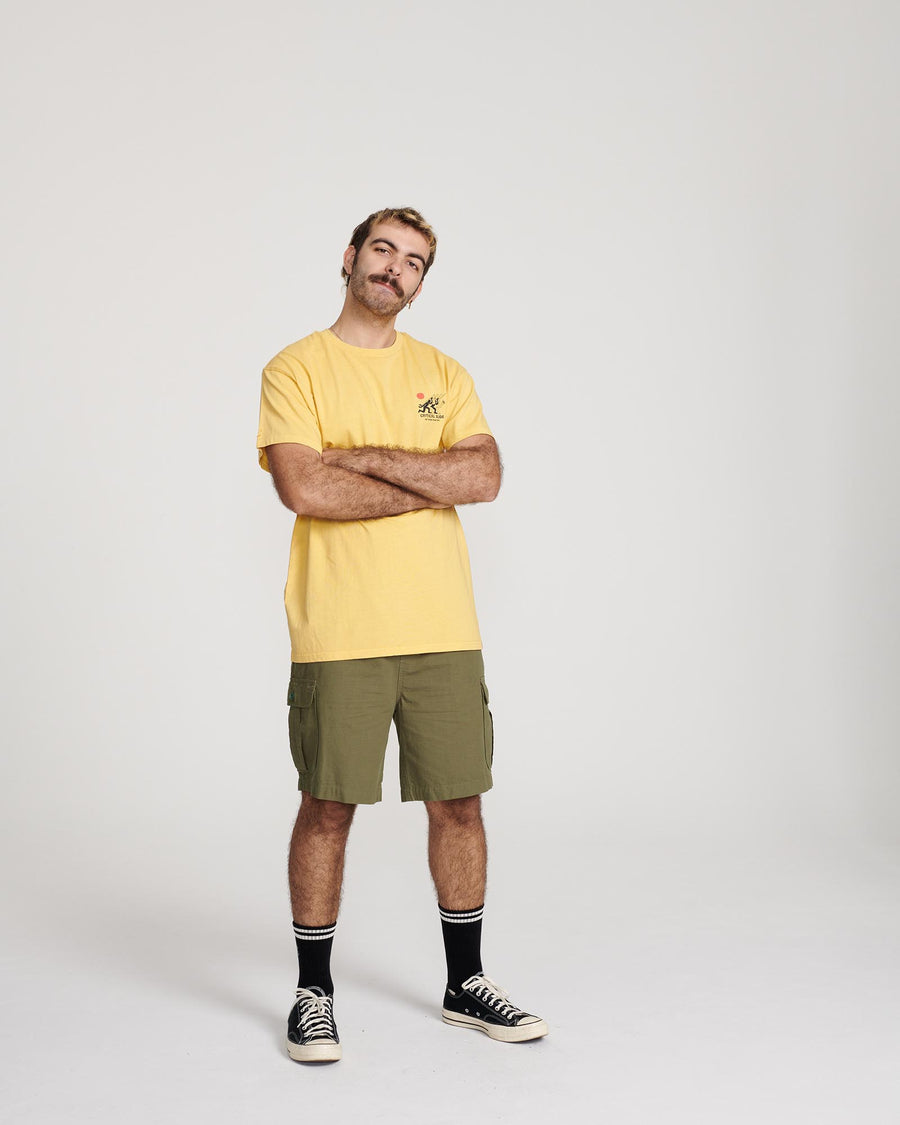 SUN SALUTE TEE - YELLOW