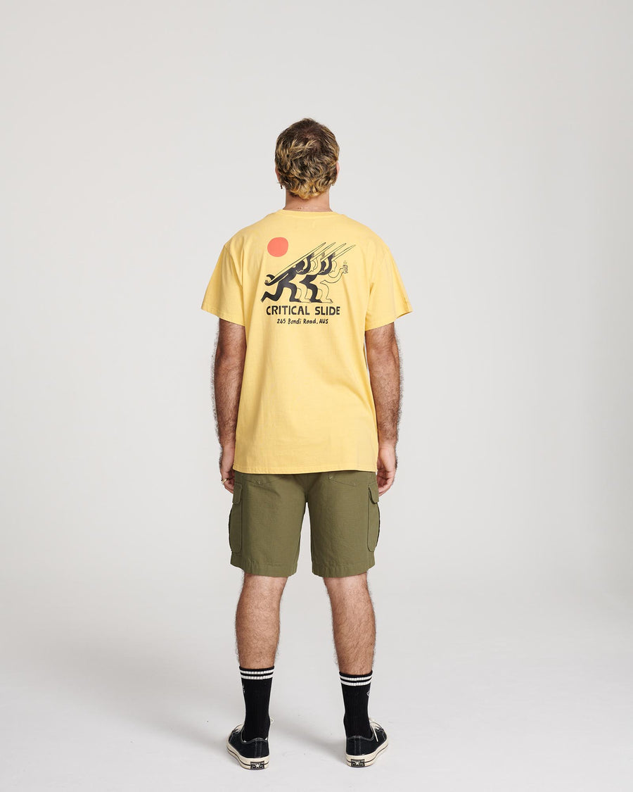 SUN SALUTE TEE - YELLOW