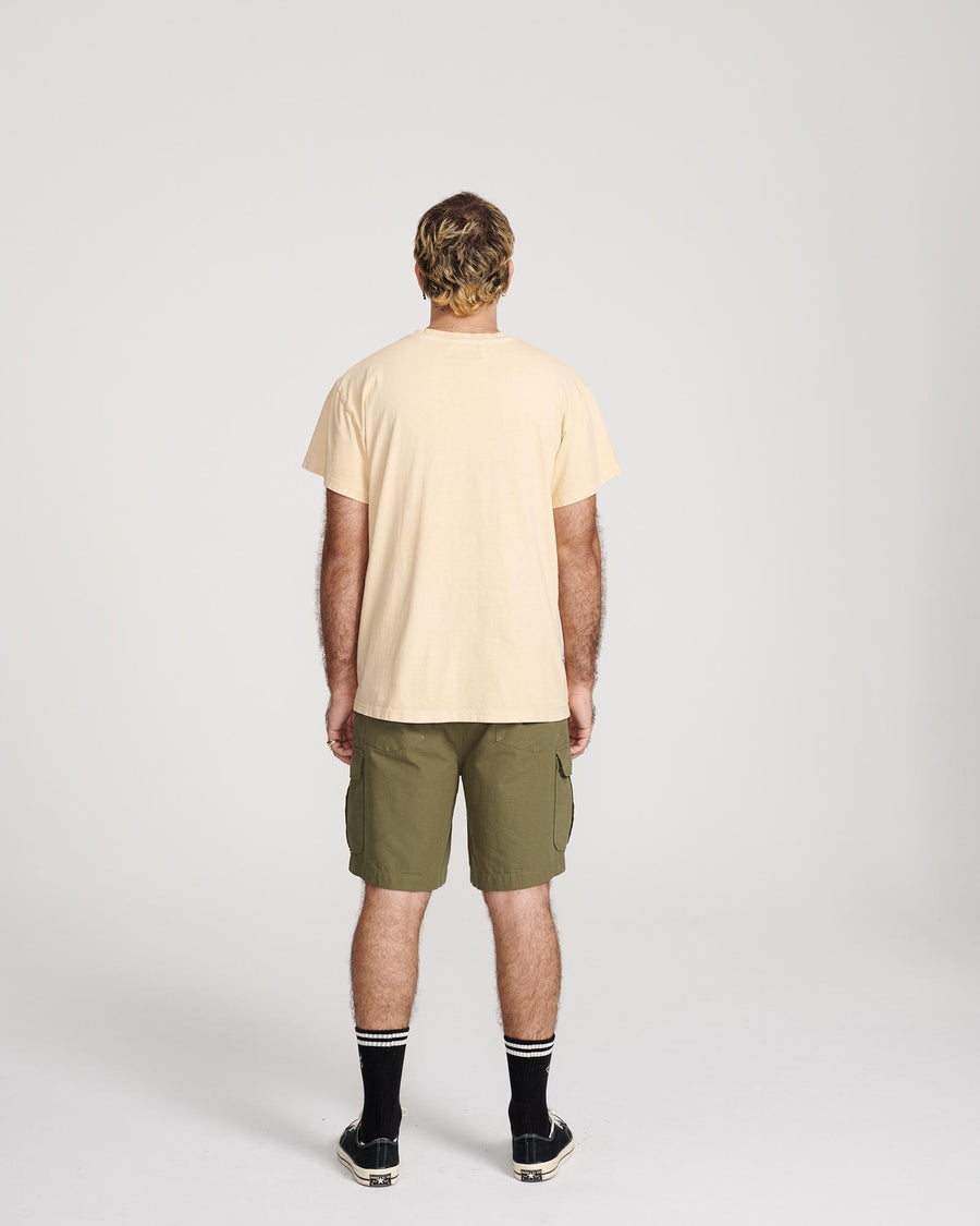 VIBRATIONS TEE - ALMOND