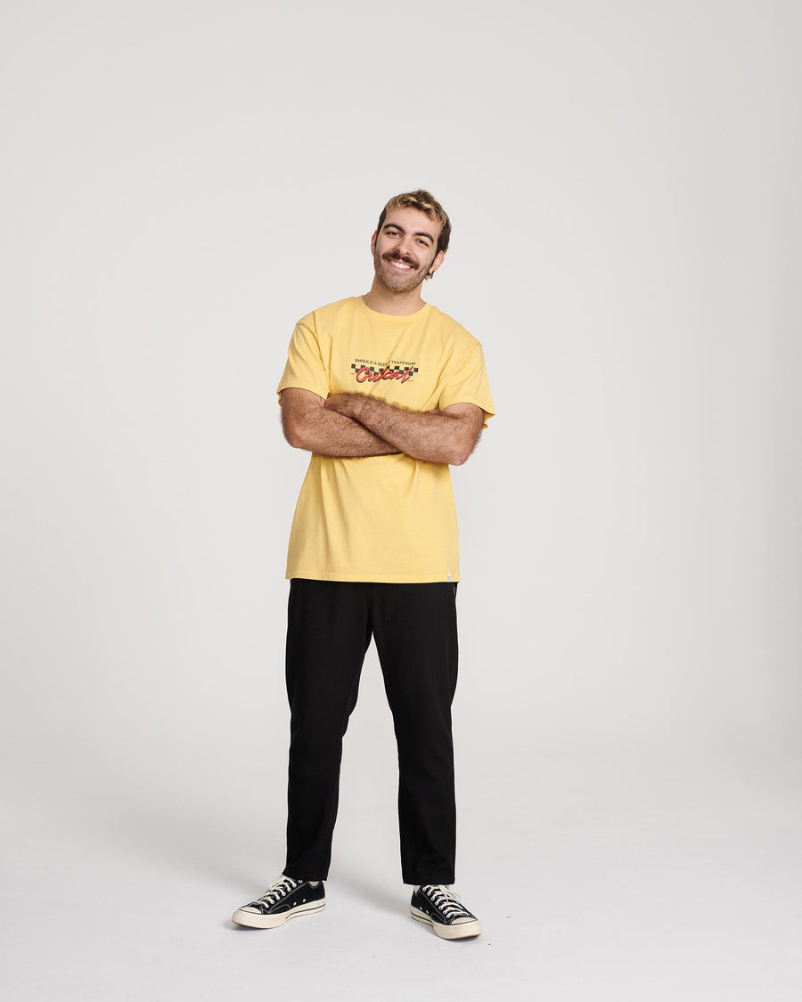 DAYTONA TEE - YELLOW