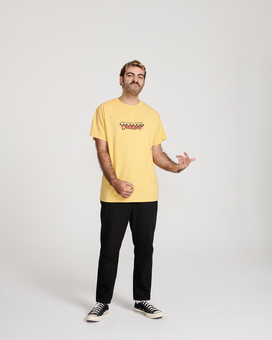 DAYTONA TEE - YELLOW