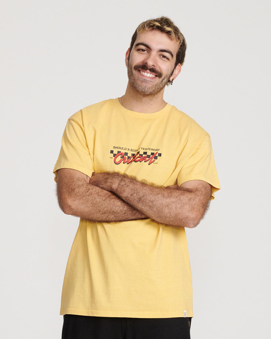 DAYTONA TEE - YELLOW