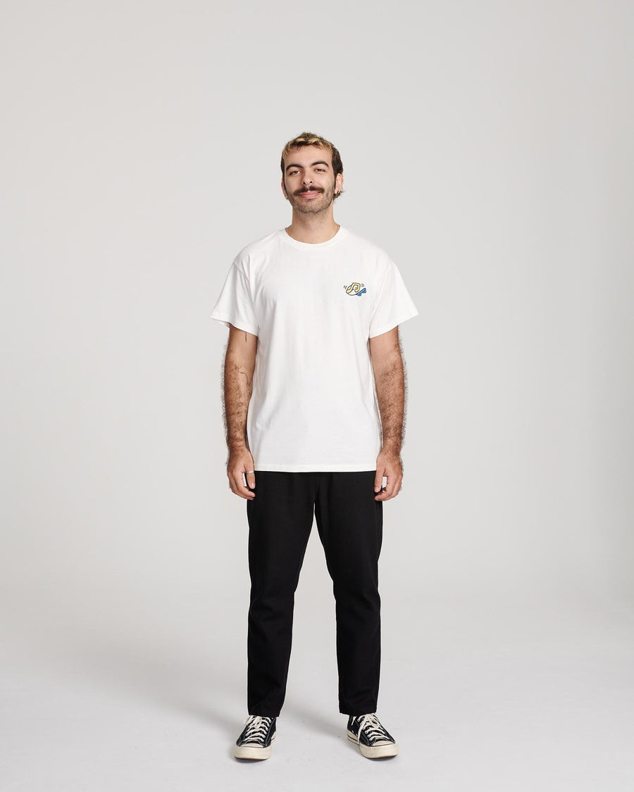 FLARIN TEE - VINTAGE WHITE