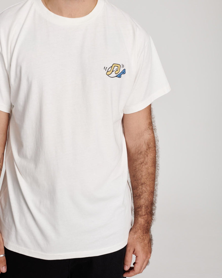 FLARIN TEE - VINTAGE WHITE