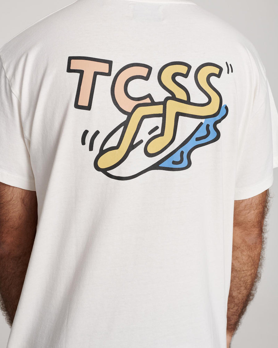 FLARIN TEE - VINTAGE WHITE