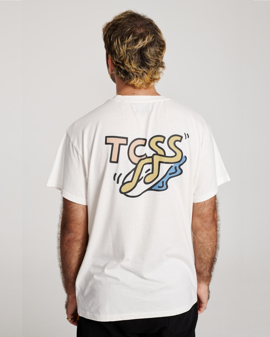 FLARIN TEE - VINTAGE WHITE