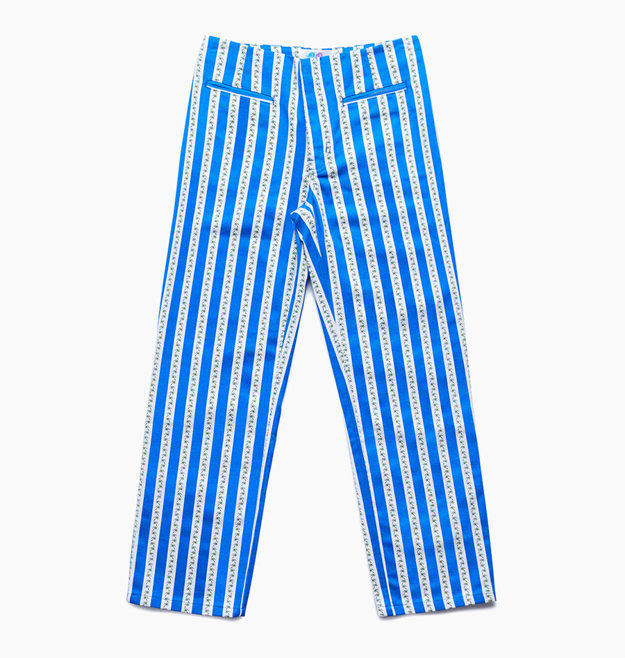 VACATION STRIPE PANT - SKYDIVER BLUE