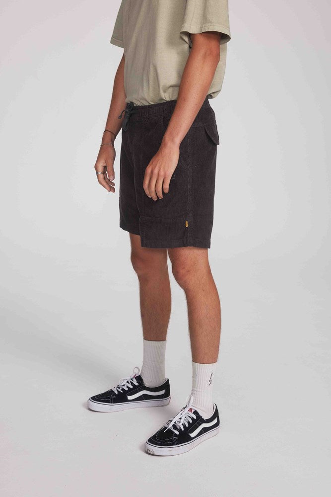 All Day Cord Walkshort  - Vintage Black