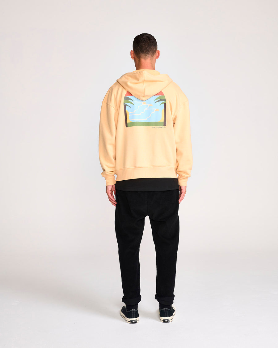 CHOCOLATE EINSTEIN HOODIE - SAND