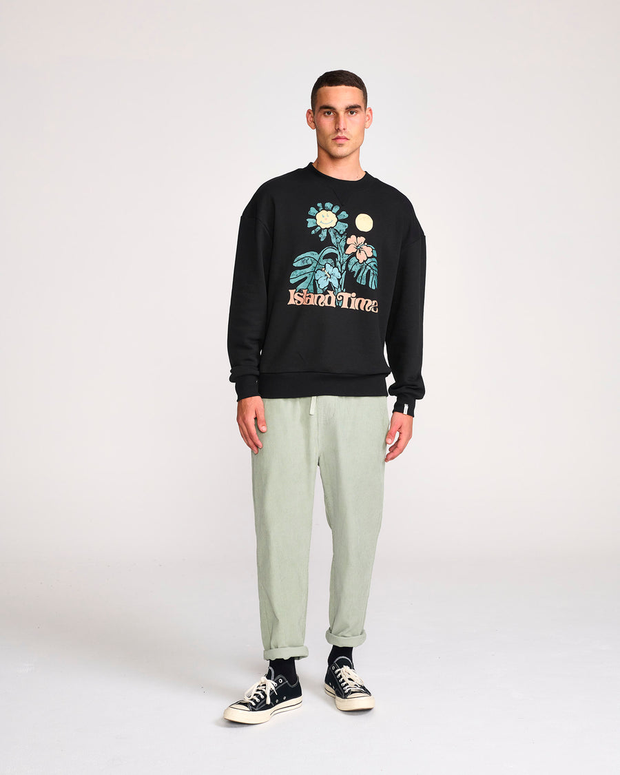 ISLAND TIME CREW - VINTAGE BLACK