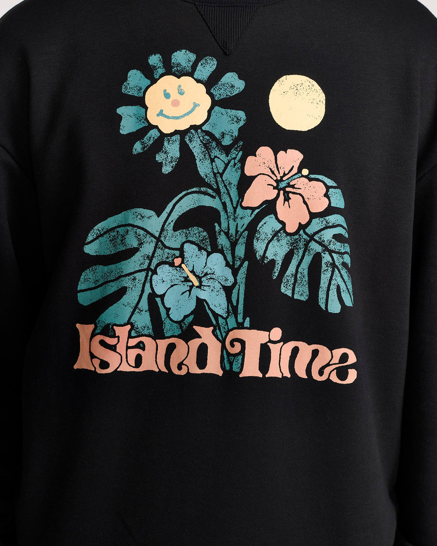 ISLAND TIME CREW - VINTAGE BLACK