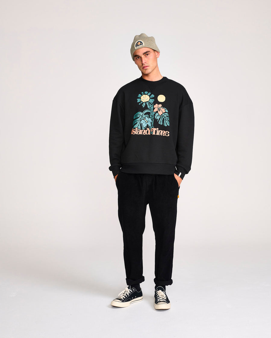 ISLAND TIME CREW - VINTAGE BLACK