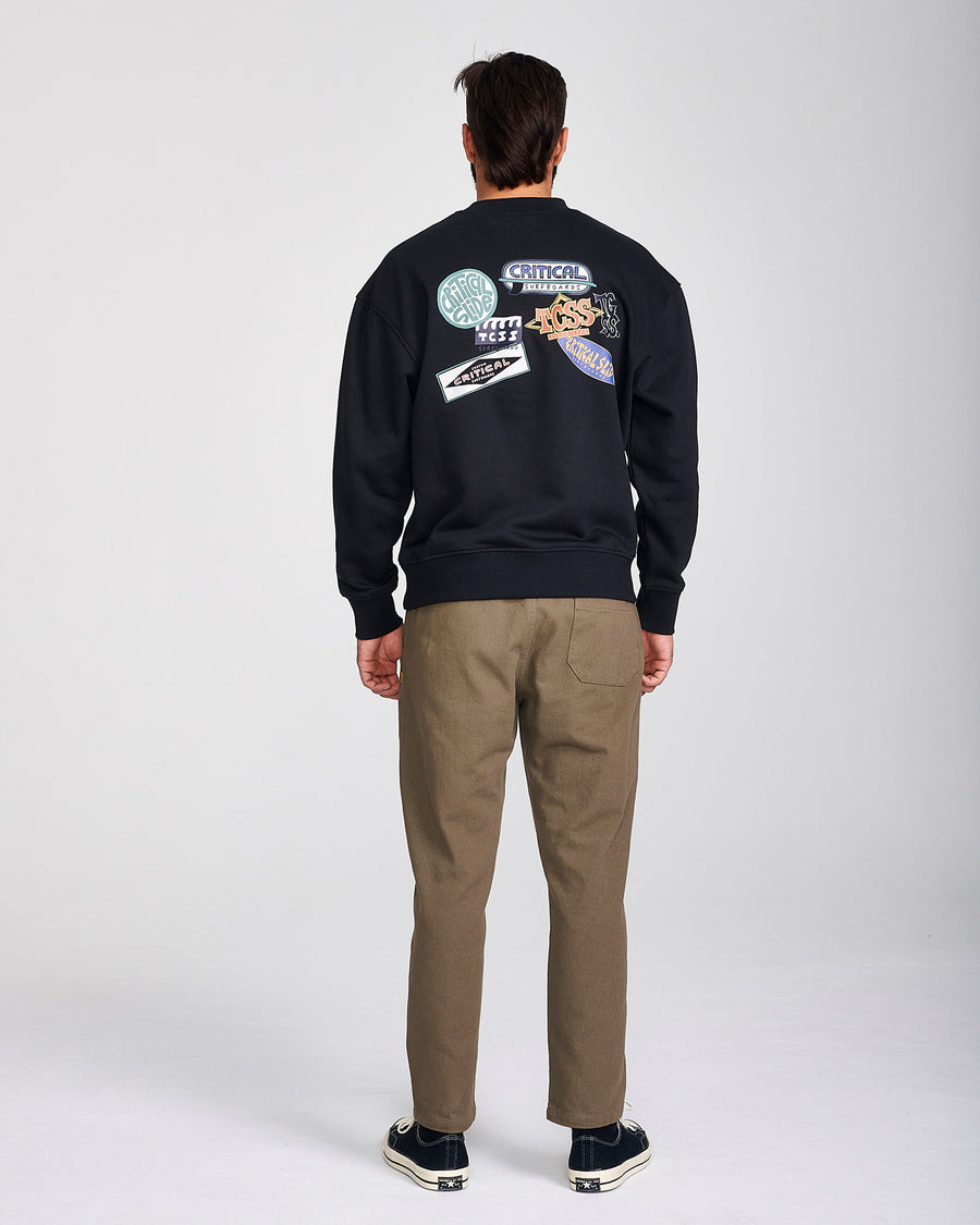 THROWBACKS CREW - VINTAGE BLACK
