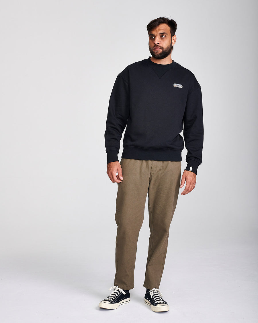 THROWBACKS CREW - VINTAGE BLACK