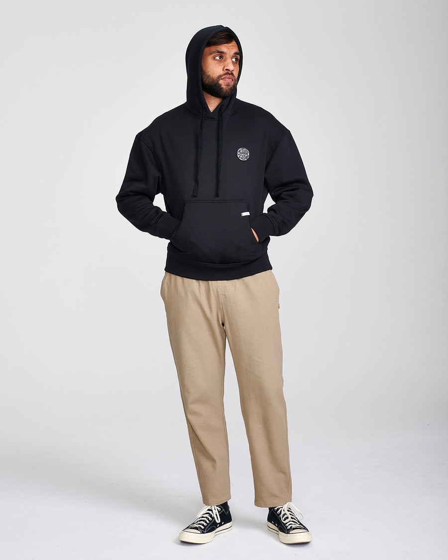THROWBACKS HOODIE - VINTAGE BLACK
