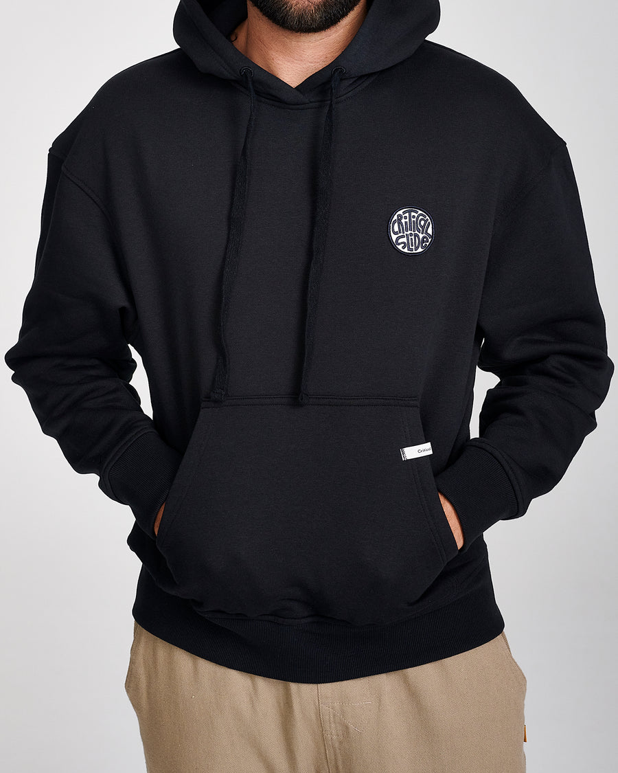 THROWBACKS HOODIE - VINTAGE BLACK
