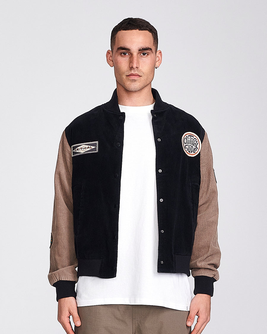 THROWBACKS JACKET - VINTAGE BLACK