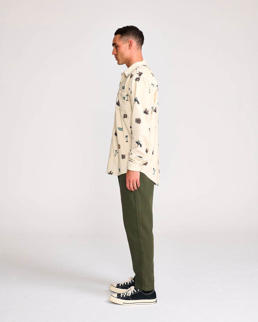 ISLAND CORD LS SHIRT - SAND