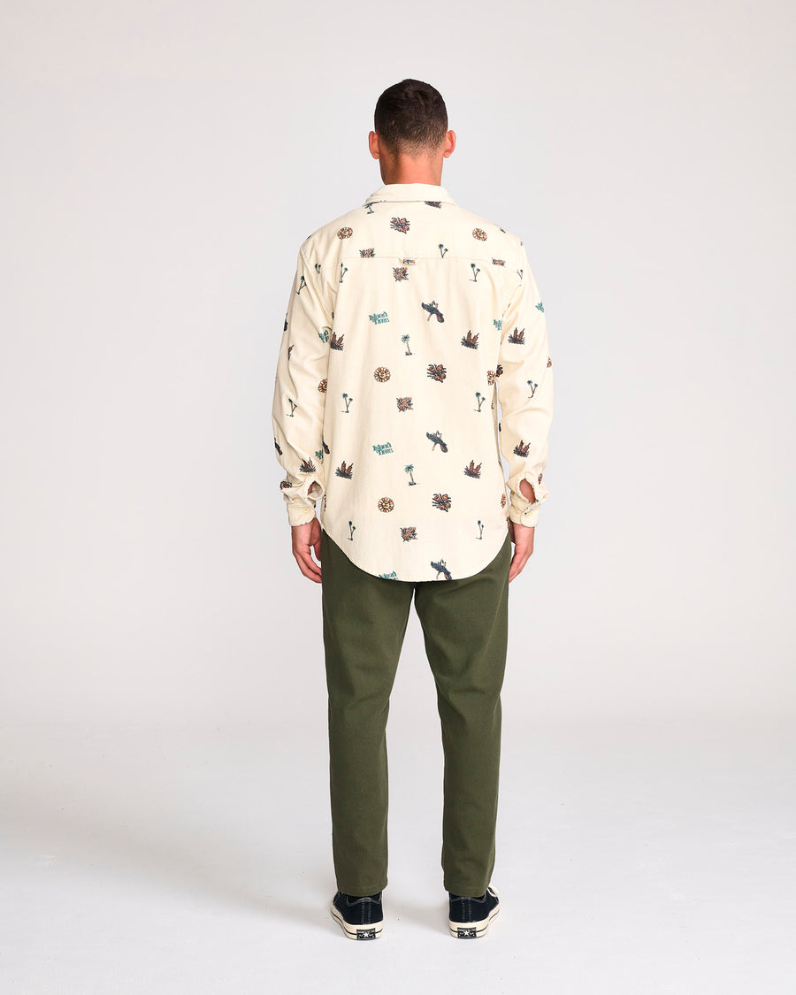 ISLAND CORD LS SHIRT - SAND