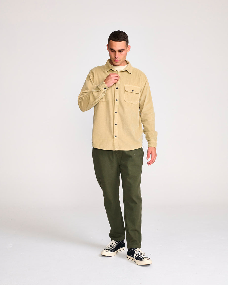 LAZY BOY LS SHIRT - SAND