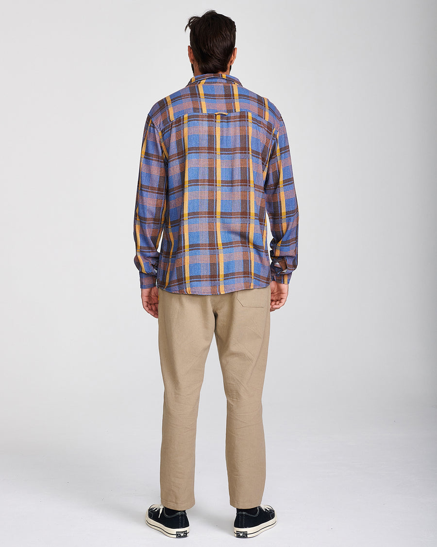 KARMA LONG SLEEVE SHIRT - BLUE
