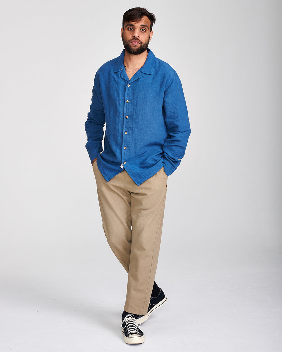 BERT LONGSLEEVE SHIRT - BLUE