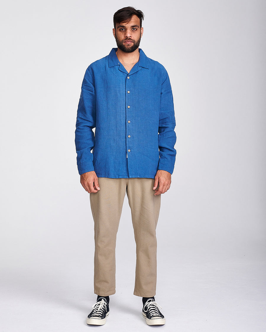 BERT LONGSLEEVE SHIRT - BLUE