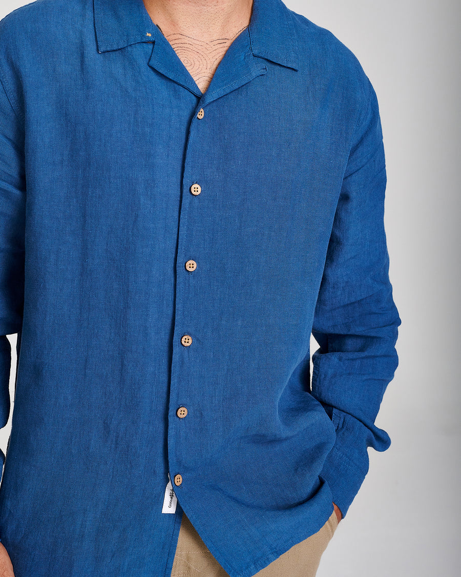 BERT LONGSLEEVE SHIRT - BLUE