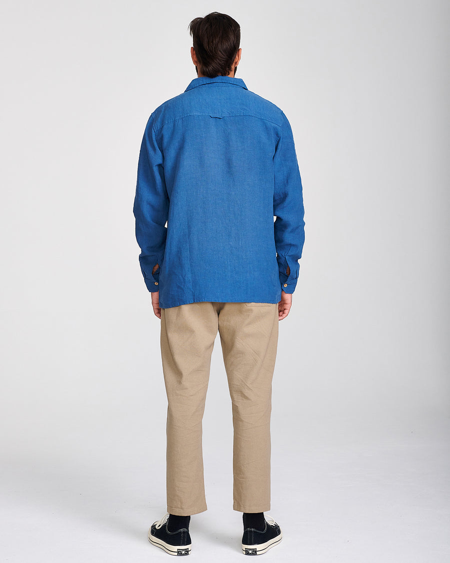 BERT LONGSLEEVE SHIRT - BLUE