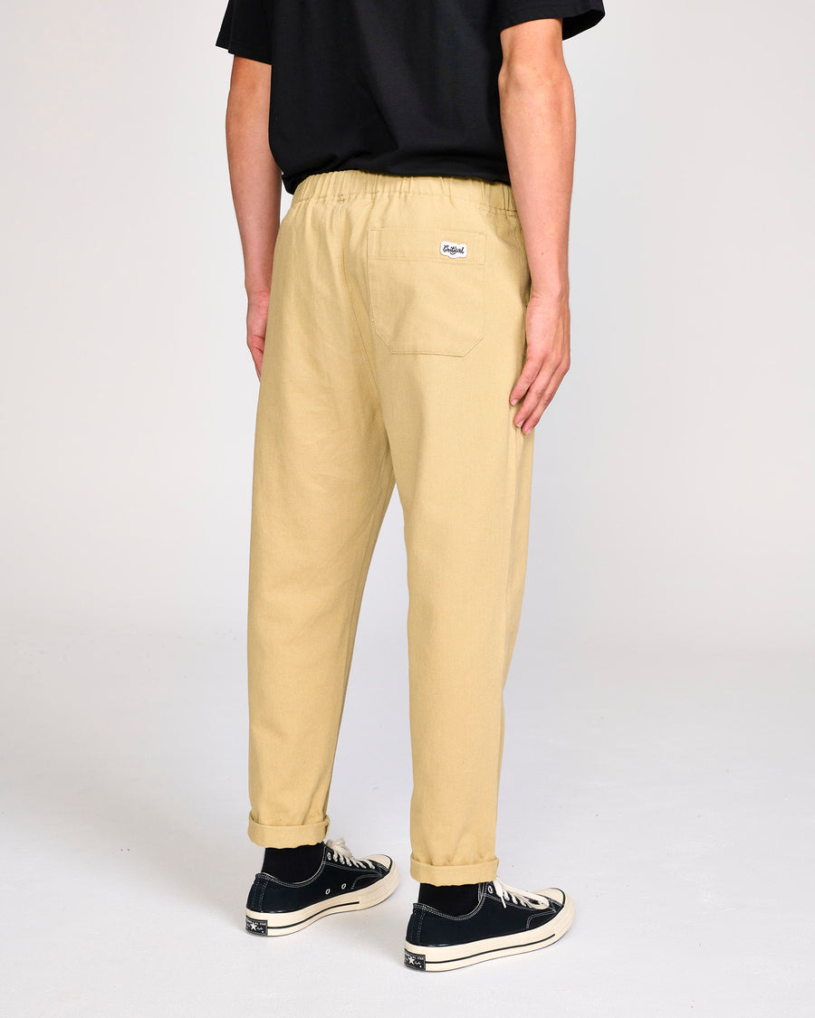 ALL DAY TWILL BEACH PANT - SUNSHINE