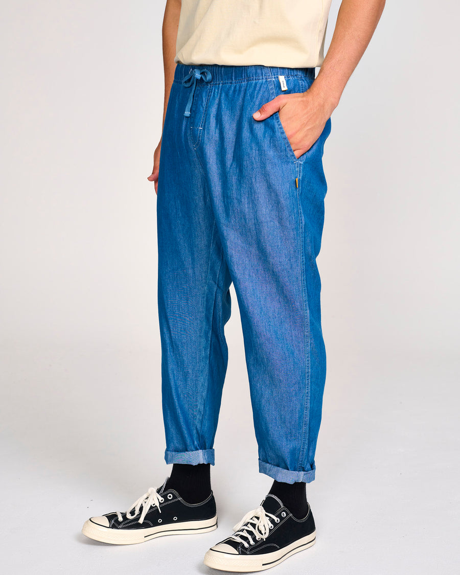 ALL NIGHT TENCEL PANT - DENIM
