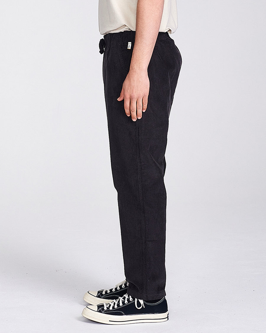 ALL DAY CORD BEACH PANT - VINTAGE BLACK