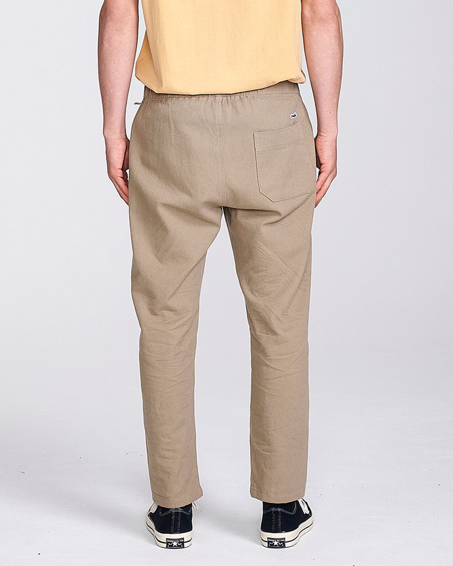 ALL DAY TWILL BEACH PANT - CEMENT