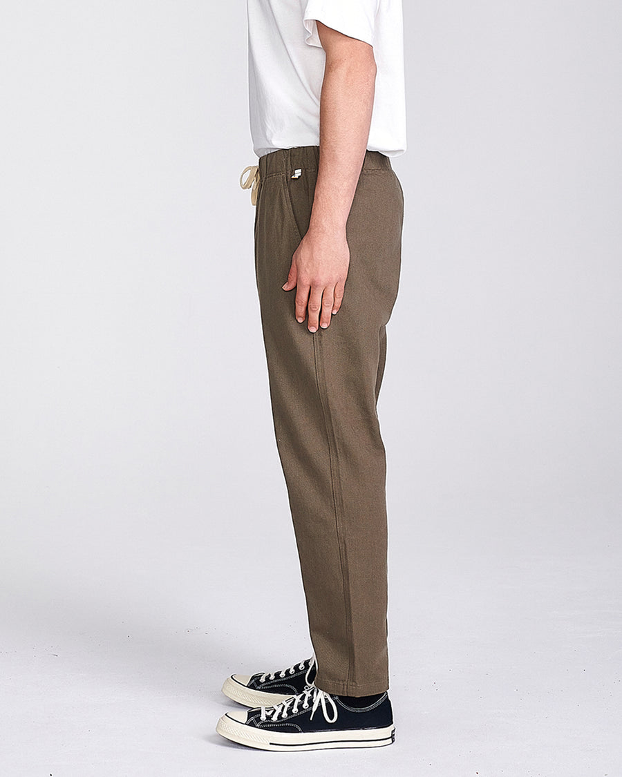 ALL DAY TWILL BEACH PANT - FATIGUE