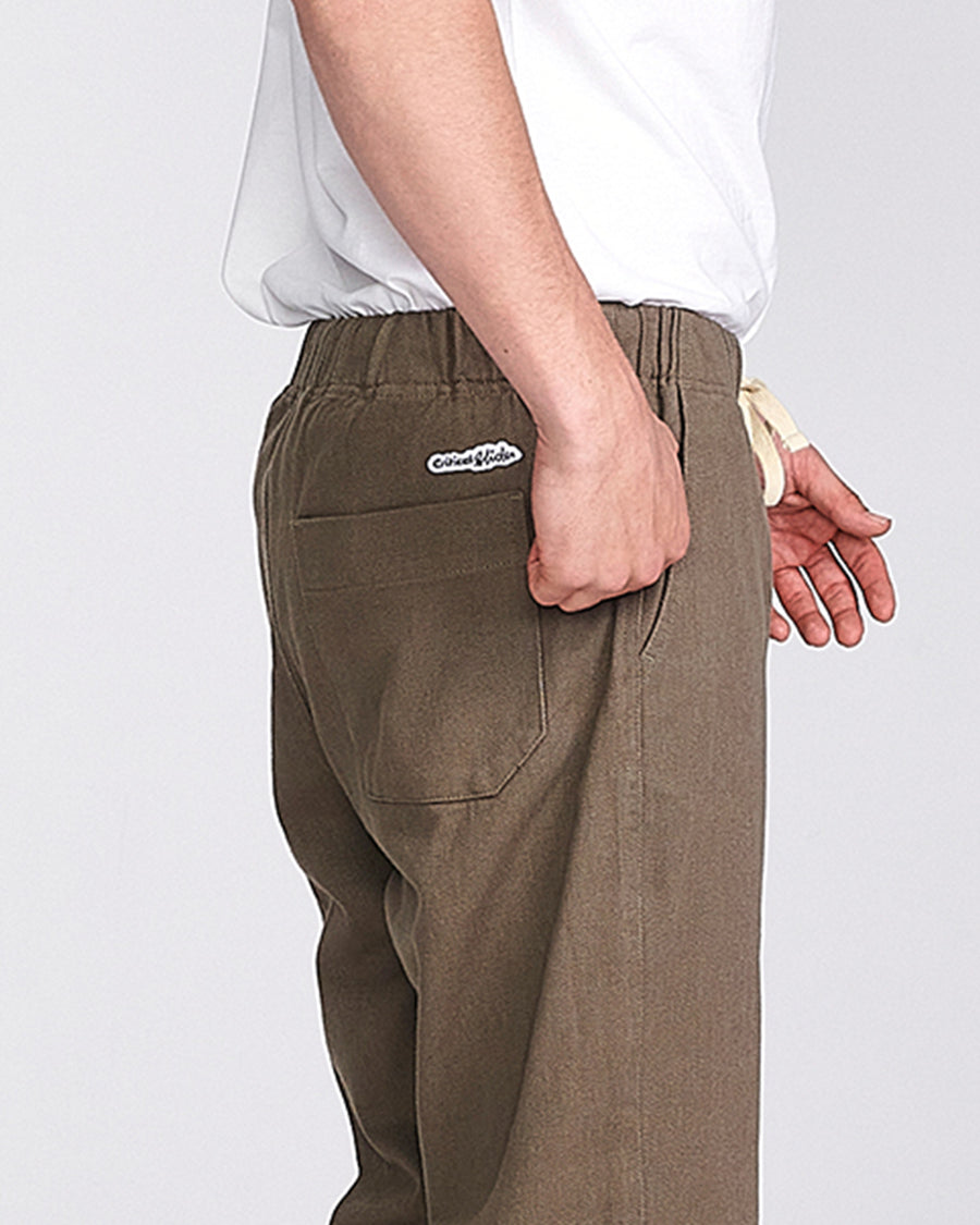 ALL DAY TWILL BEACH PANT - FATIGUE